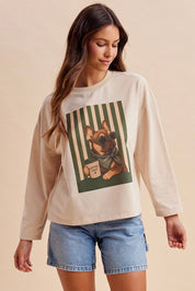 Morning Person Dog Graphic Tee - Westly