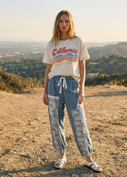 Mulholland Lace Patchwork Tencel Joggers - Westly