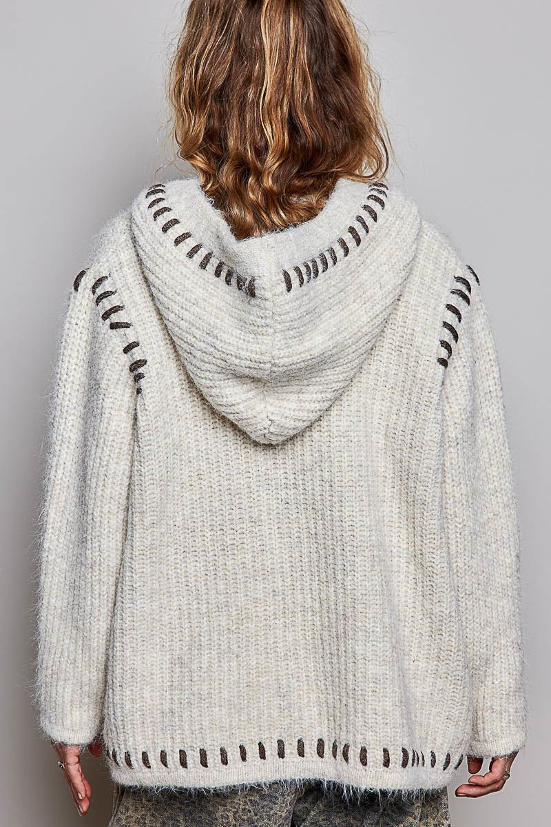 Needle & Thread Hooded Knit Cardigan - Westly