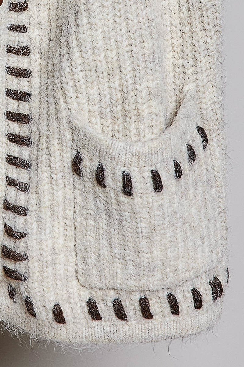 Needle & Thread Hooded Knit Cardigan - Westly