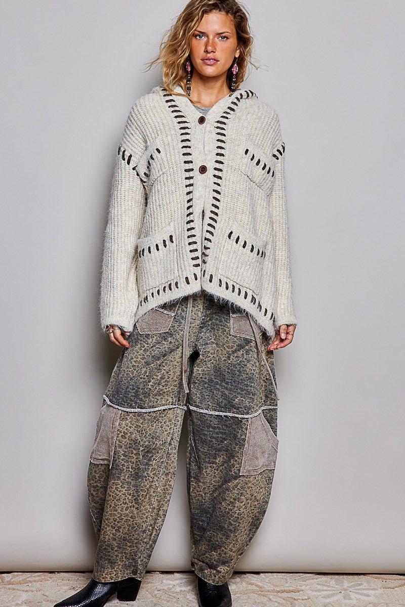 Needle & Thread Hooded Knit Cardigan - Westly