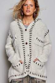 Needle & Thread Hooded Knit Cardigan - Westly