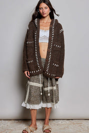 Needle & Thread Hooded Knit Cardigan - Westly