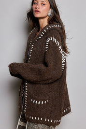 Needle & Thread Hooded Knit Cardigan - Westly