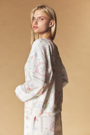 Needlework Floral Lounge Set - Westly