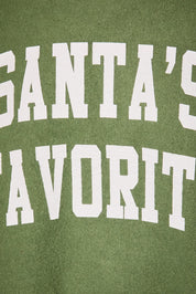 Nice List Reversible Mock Neck Sweatshirt in Dusty Green Wht Dot — product photo 06