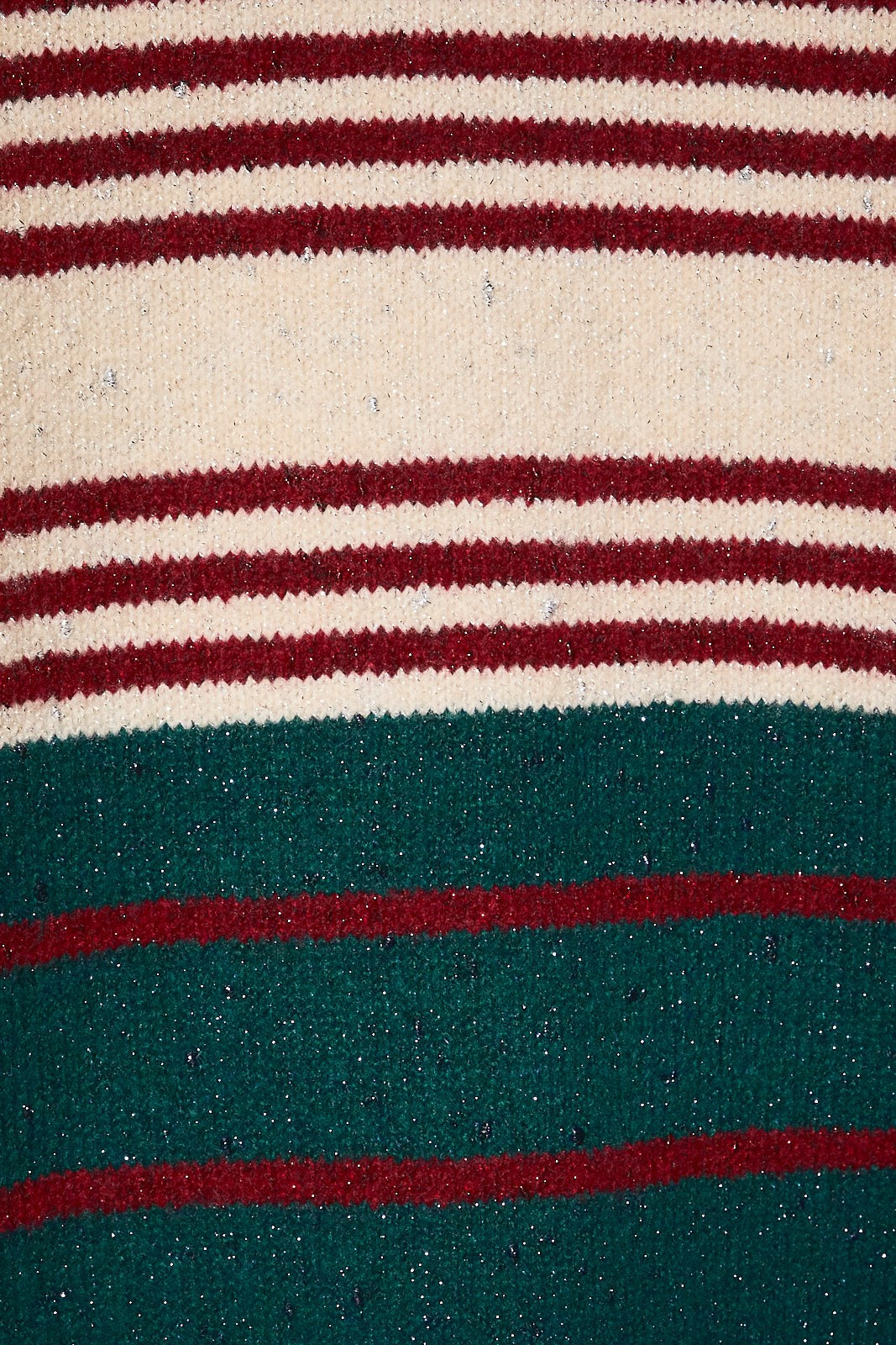Nightcap Metallic Stripe Knit Sweater in Red Multi Stripe — product photo 04