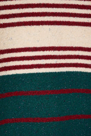 Nightcap Metallic Stripe Knit Sweater in Red Multi Stripe — product photo 04