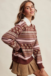 Nordic Garden Fair Isle Sweater - Westly
