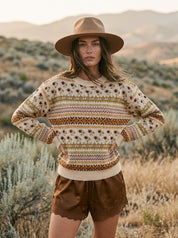 Nordic Garden Fair Isle Sweater - Westly