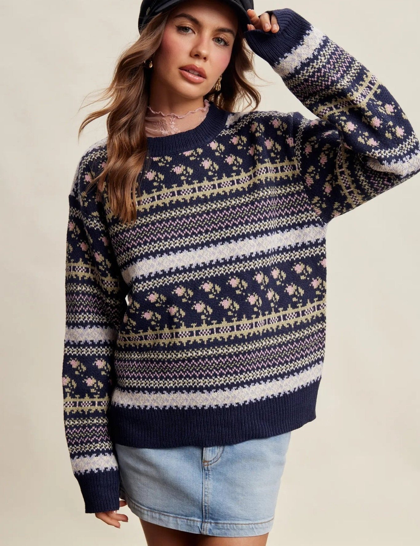 Nordic Garden Fair Isle Sweater - Westly