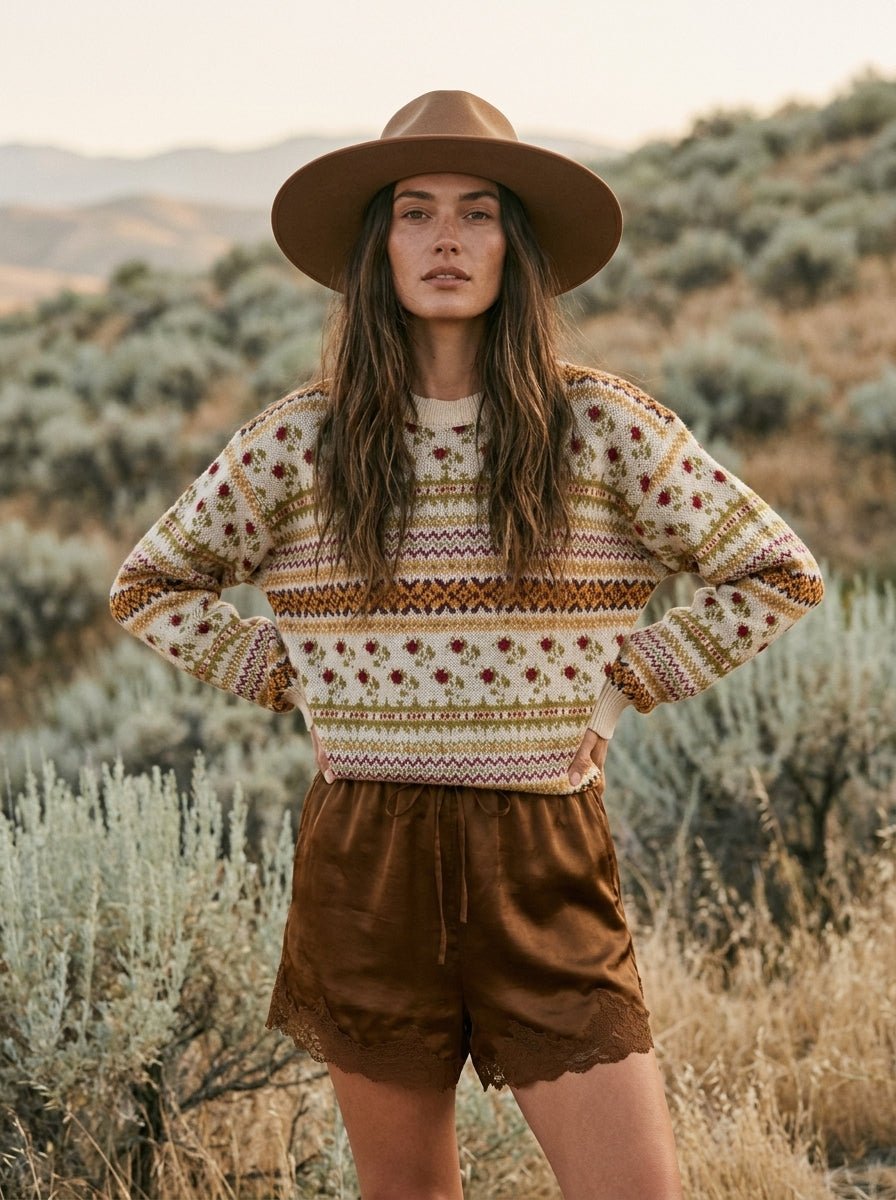 Nordic Garden Fair Isle Sweater - Westly