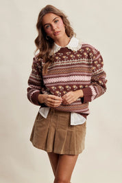 Nordic Garden Fair Isle Sweater - Westly