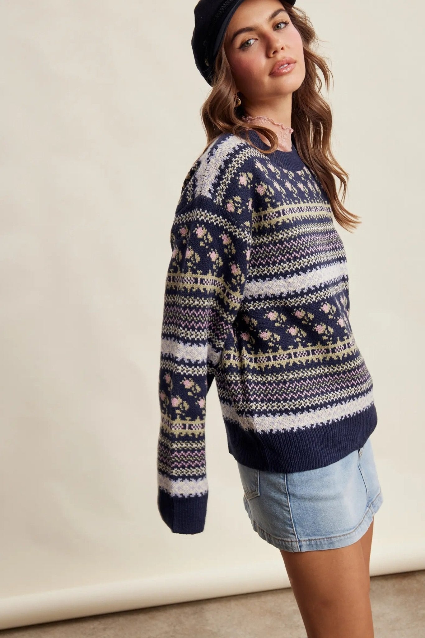 Nordic Garden Fair Isle Sweater - Westly