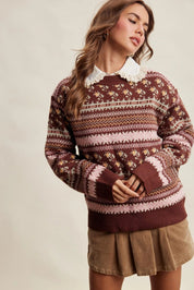 Nordic Garden Fair Isle Sweater - Westly