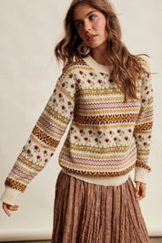 Nordic Garden Fair Isle Sweater - Westly