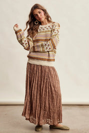 Nordic Garden Fair Isle Sweater - Westly