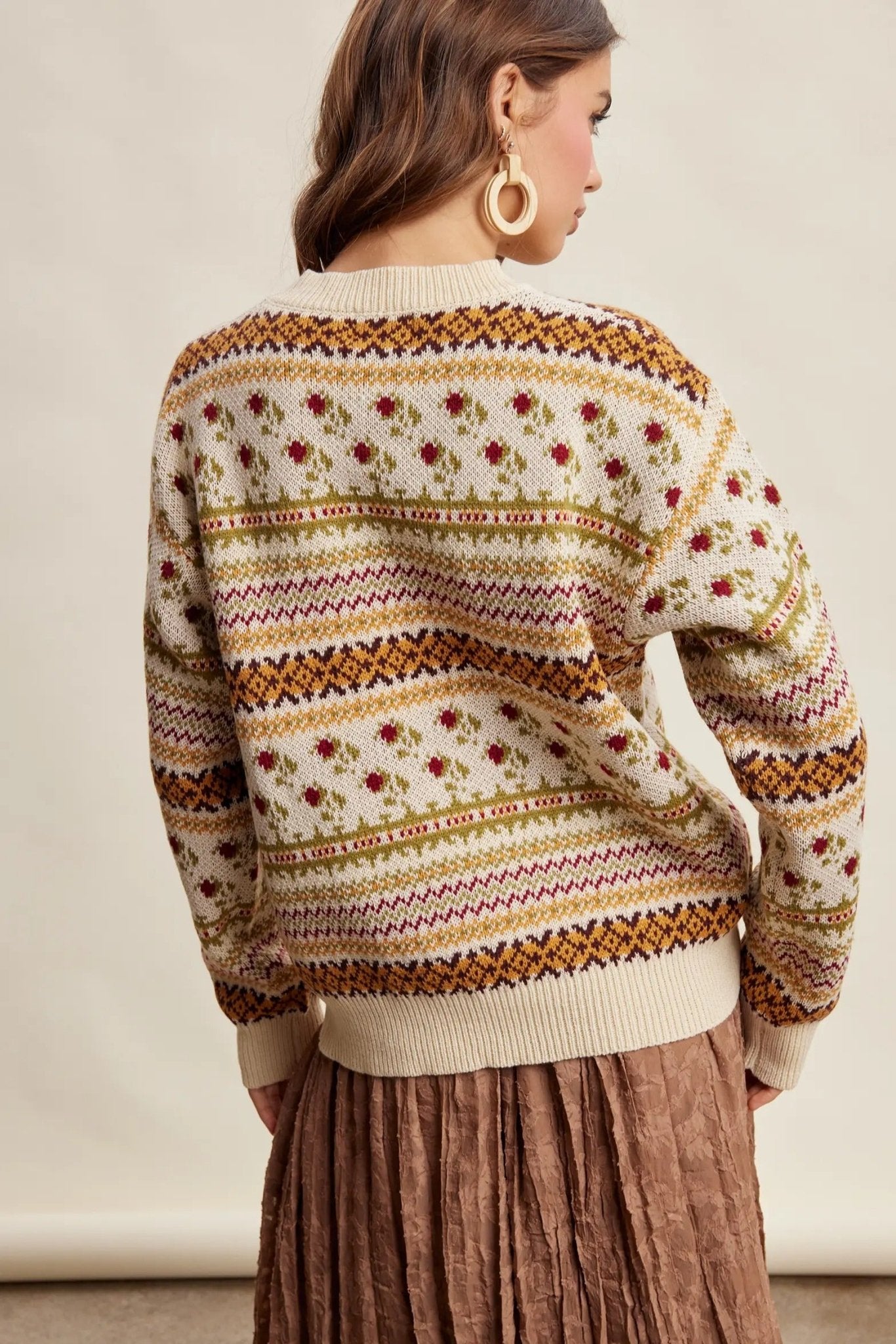 Nordic Garden Fair Isle Sweater - Westly