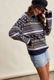 Nordic Garden Fair Isle Sweater - Westly