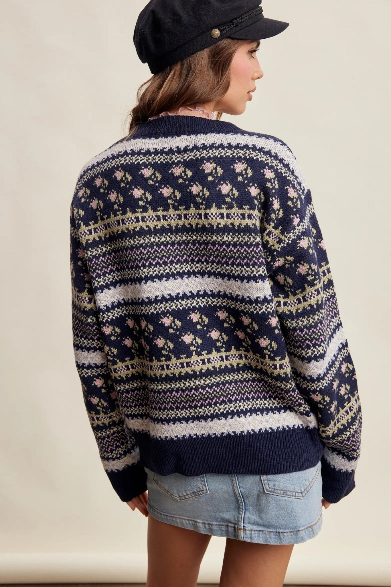 Nordic Garden Fair Isle Sweater - Westly