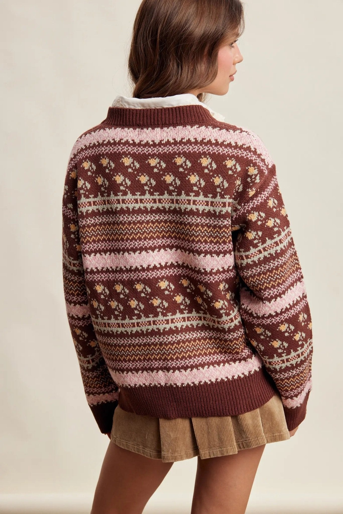 Nordic Garden Fair Isle Sweater - Westly