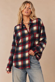 North Country Oversized Plaid Flannel Shirt - Westly