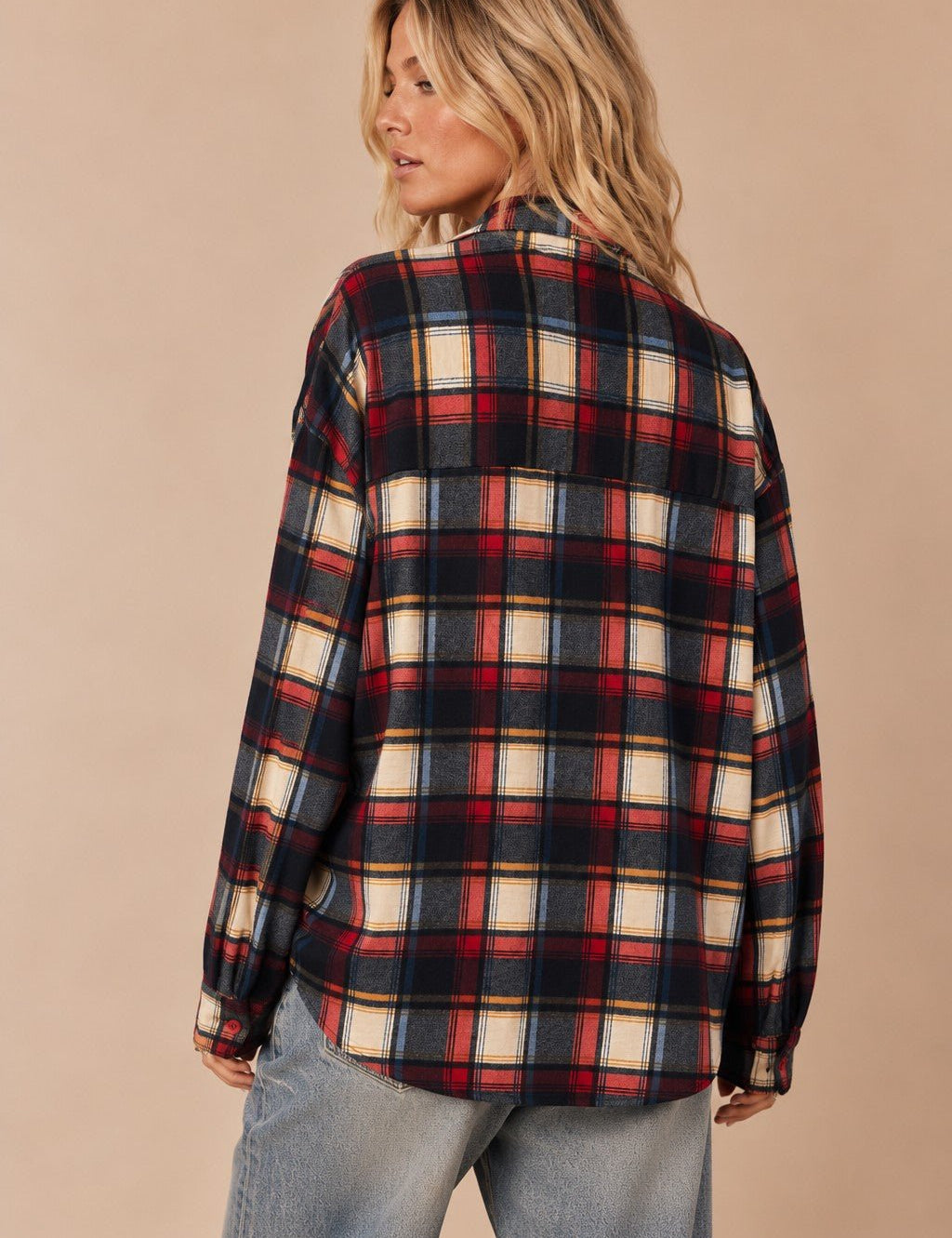 North Country Oversized Plaid Flannel Shirt - Westly