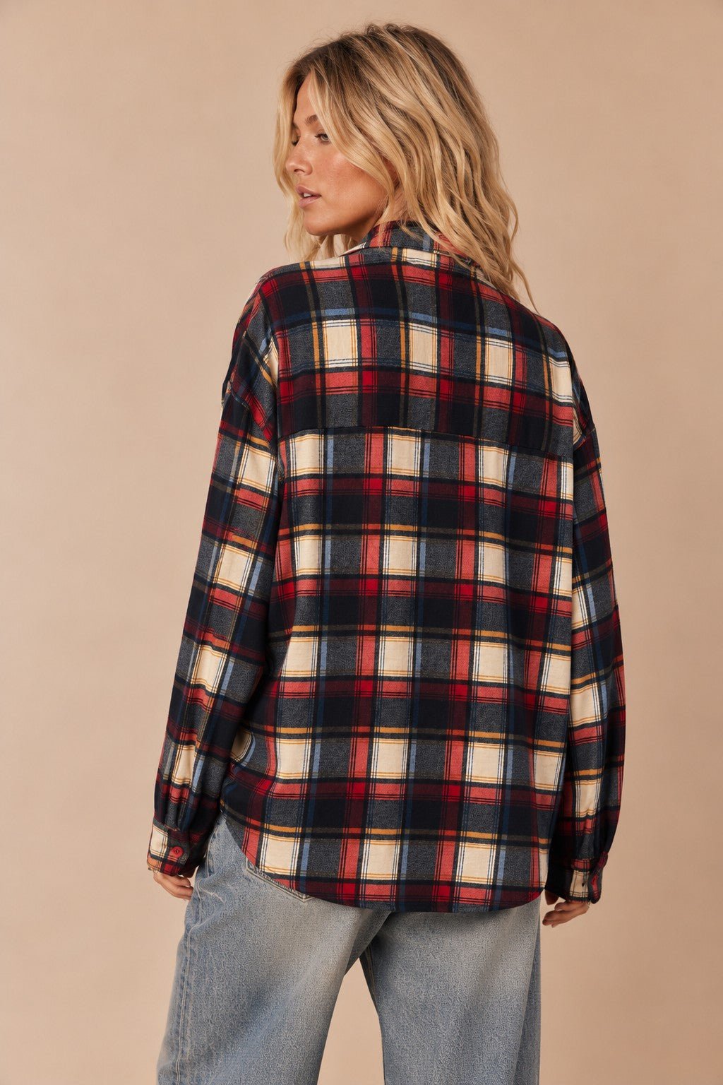 North Country Oversized Plaid Flannel Shirt - Westly