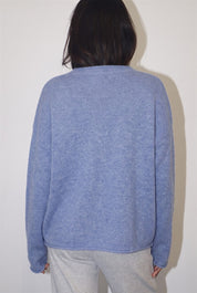 Northward Polar Bear Knit Sweater - Winter Blue