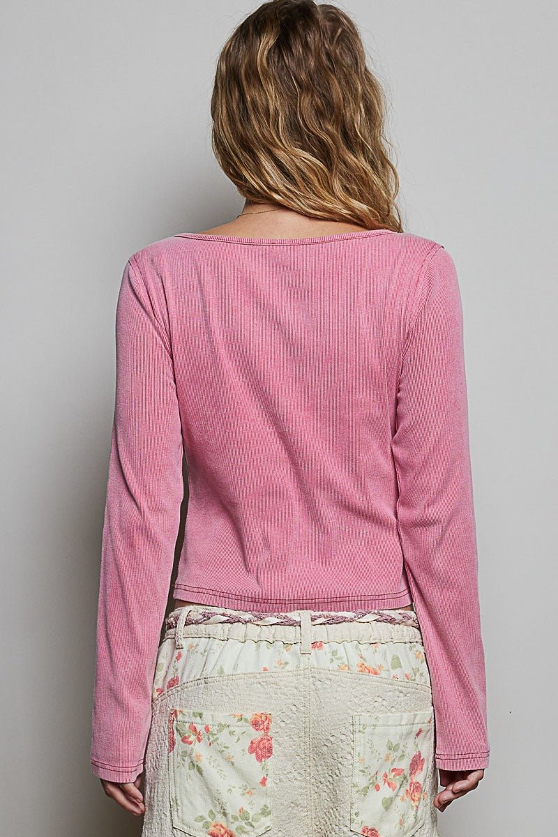 Not-So-Basic Scoopneck Henley - Westly