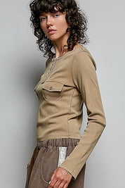 Not-So-Basic Scoopneck Henley - Westly