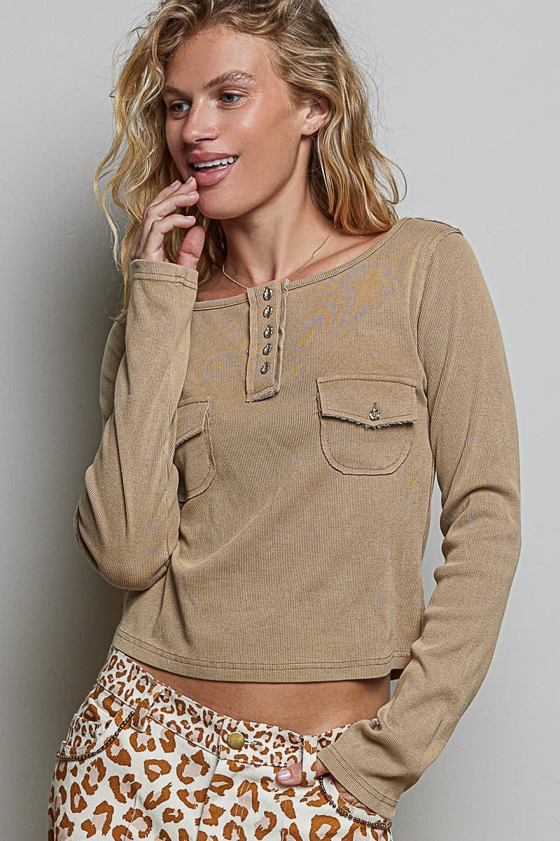 Not-So-Basic Scoopneck Henley - Westly