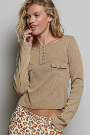 Not-So-Basic Scoopneck Henley - Westly