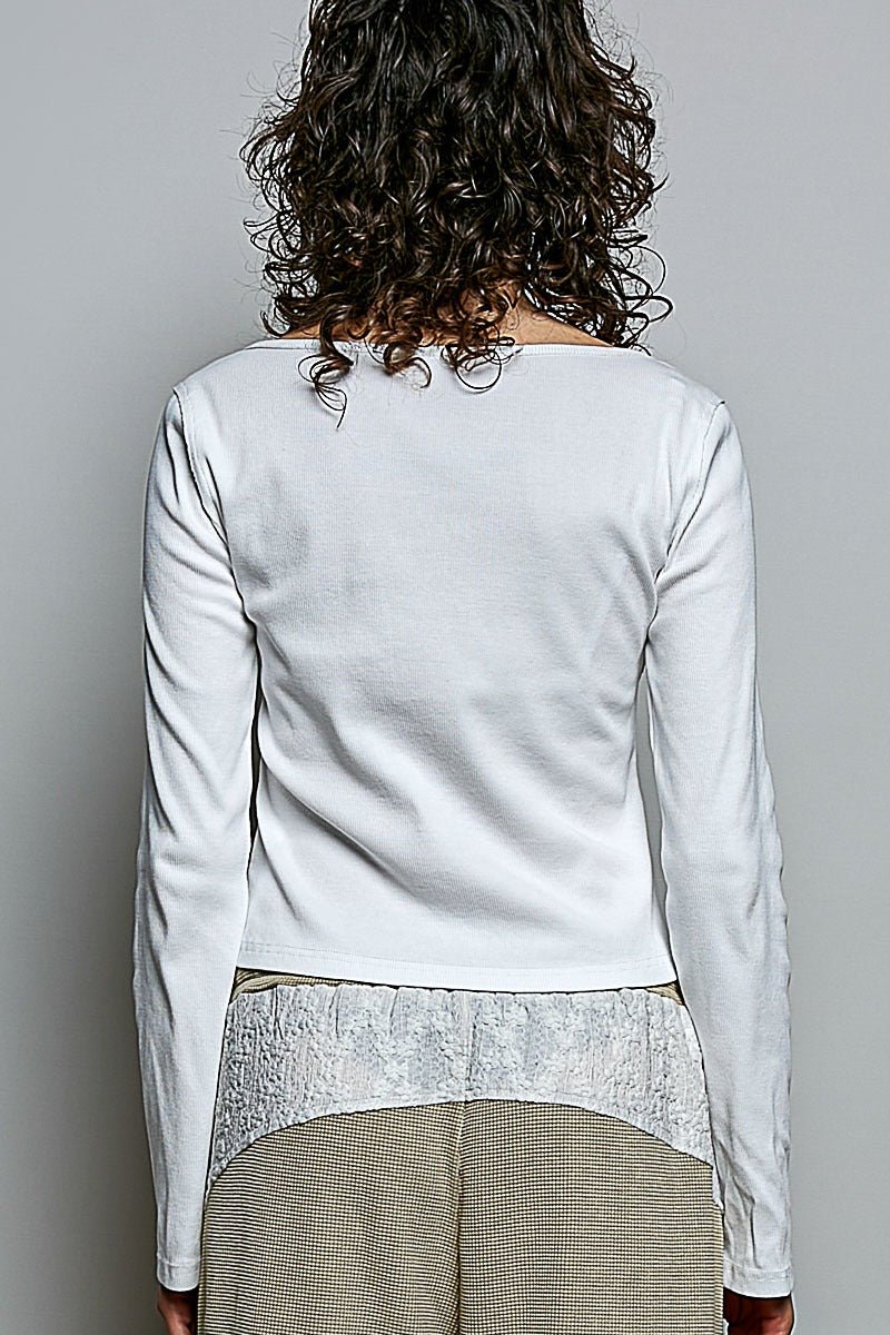 Not-So-Basic Scoopneck Henley - Westly
