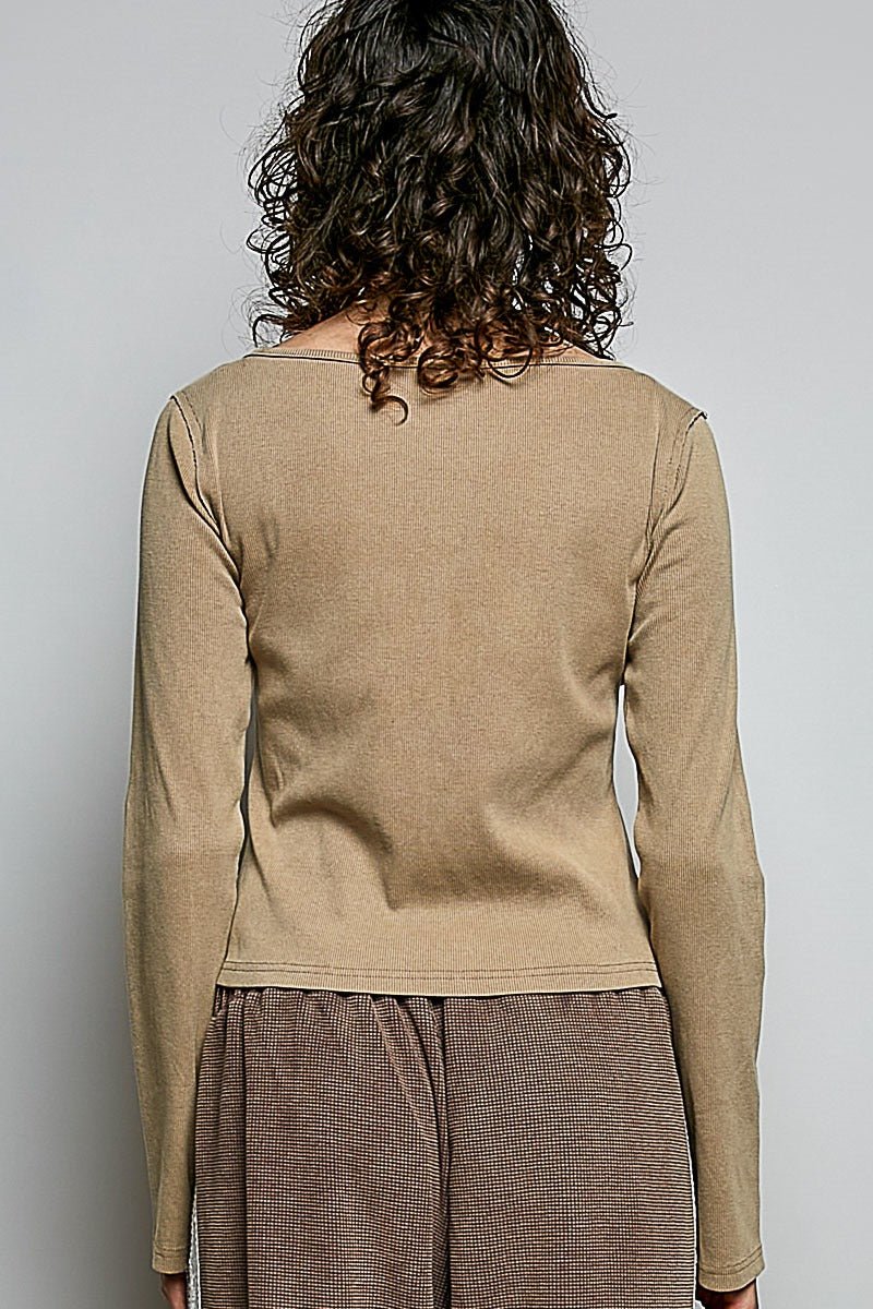 Not-So-Basic Scoopneck Henley - Westly