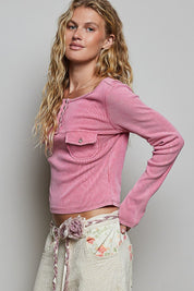 Not-So-Basic Scoopneck Henley - Westly