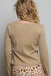 Not-So-Basic Scoopneck Henley - Westly