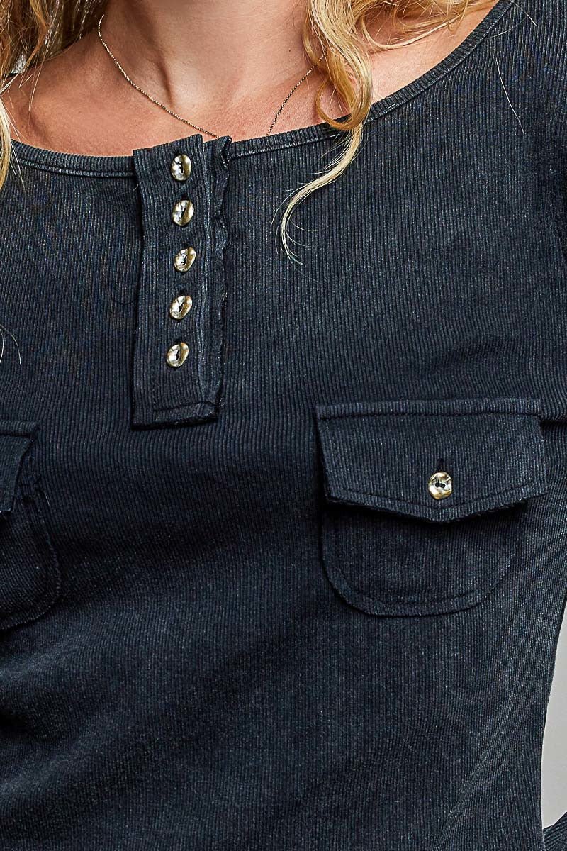 Not-So-Basic Scoopneck Henley - Westly