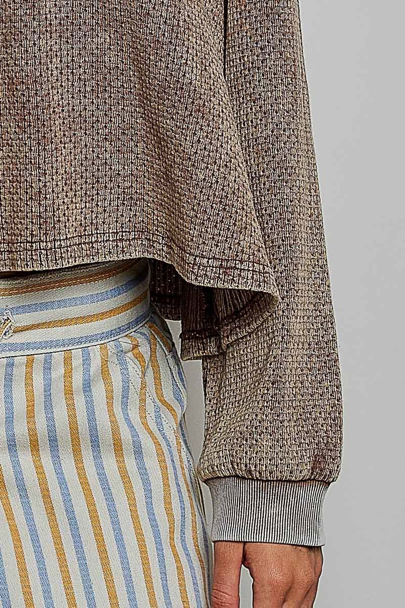 Nothing Serious Cut-And-Sew Vintage Washed Top - Westly