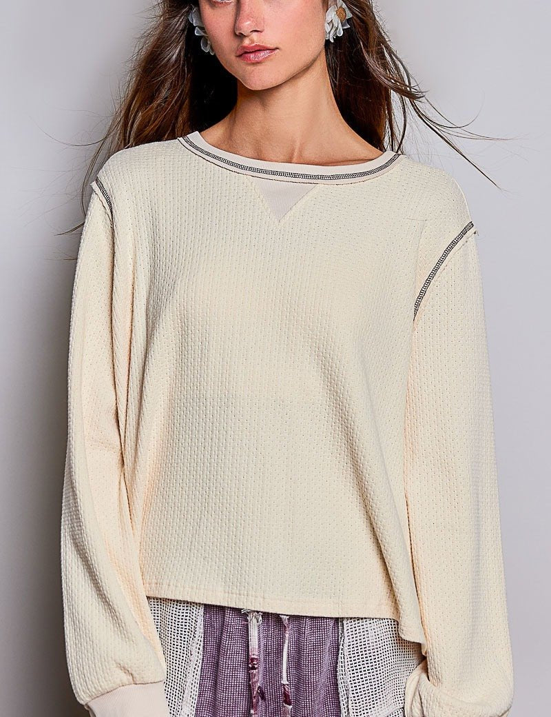 Nothing Serious Cut-And-Sew Vintage Washed Top - Westly