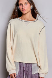 Nothing Serious Cut-And-Sew Vintage Washed Top - Westly