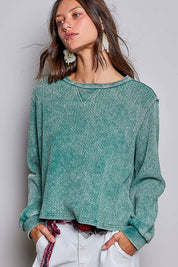 Nothing Serious Cut-And-Sew Vintage Washed Top - Westly