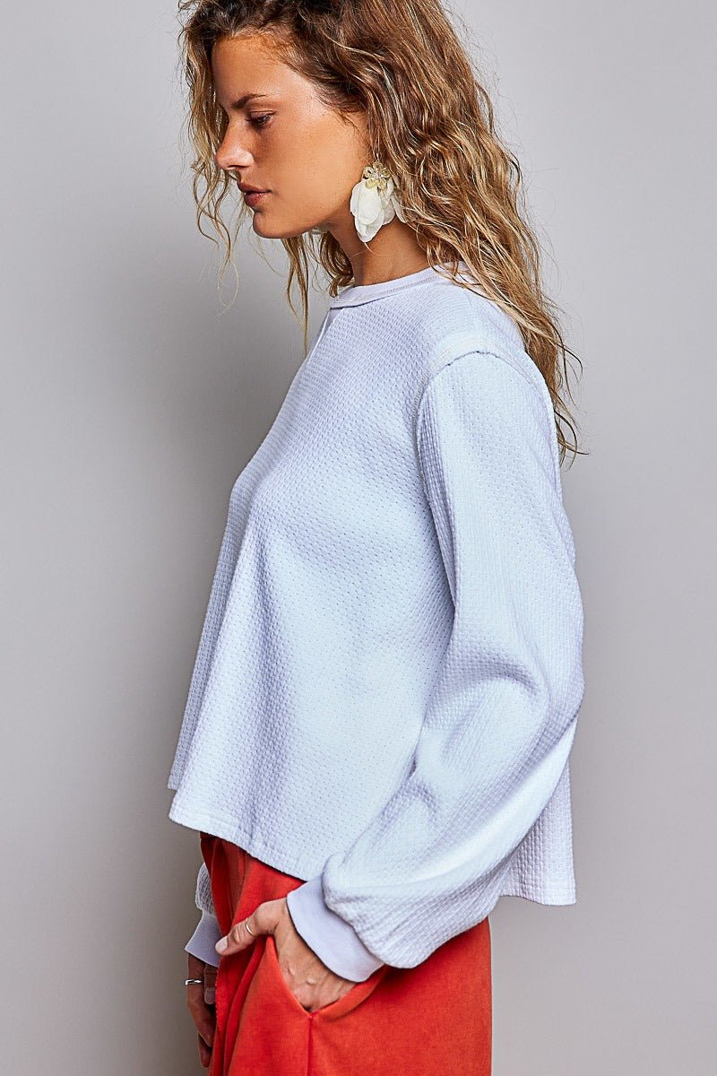 Nothing Serious Cut-And-Sew Vintage Washed Top - Westly