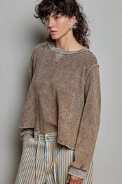 Nothing Serious Cut-And-Sew Vintage Washed Top - Westly