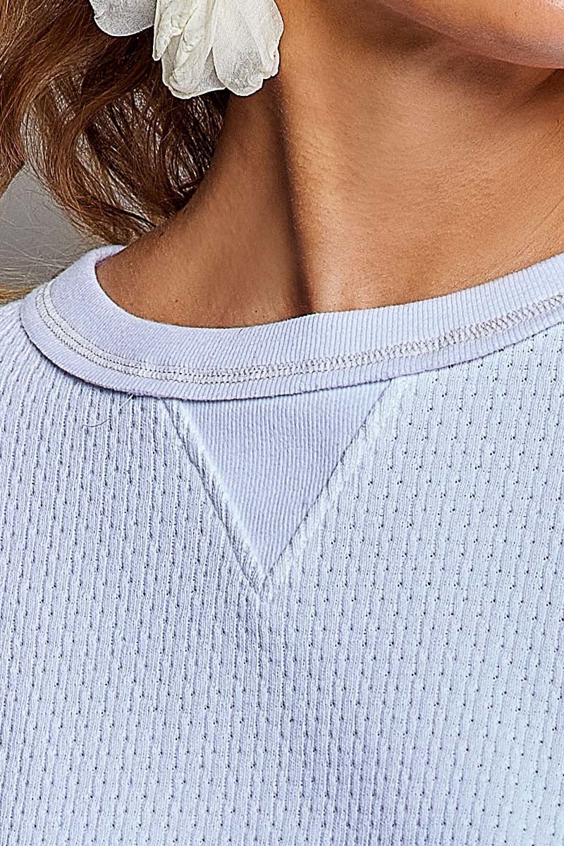 Nothing Serious Cut-And-Sew Vintage Washed Top - Westly