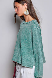 Nothing Serious Cut-And-Sew Vintage Washed Top - Westly