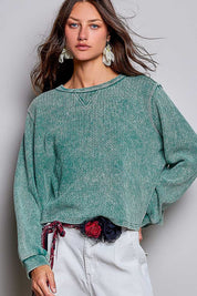 Nothing Serious Cut-And-Sew Vintage Washed Top - Westly