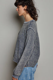 Nothing Serious Cut-And-Sew Vintage Washed Top - Westly
