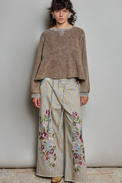 Nothing Serious Cut-And-Sew Vintage Washed Top - Westly