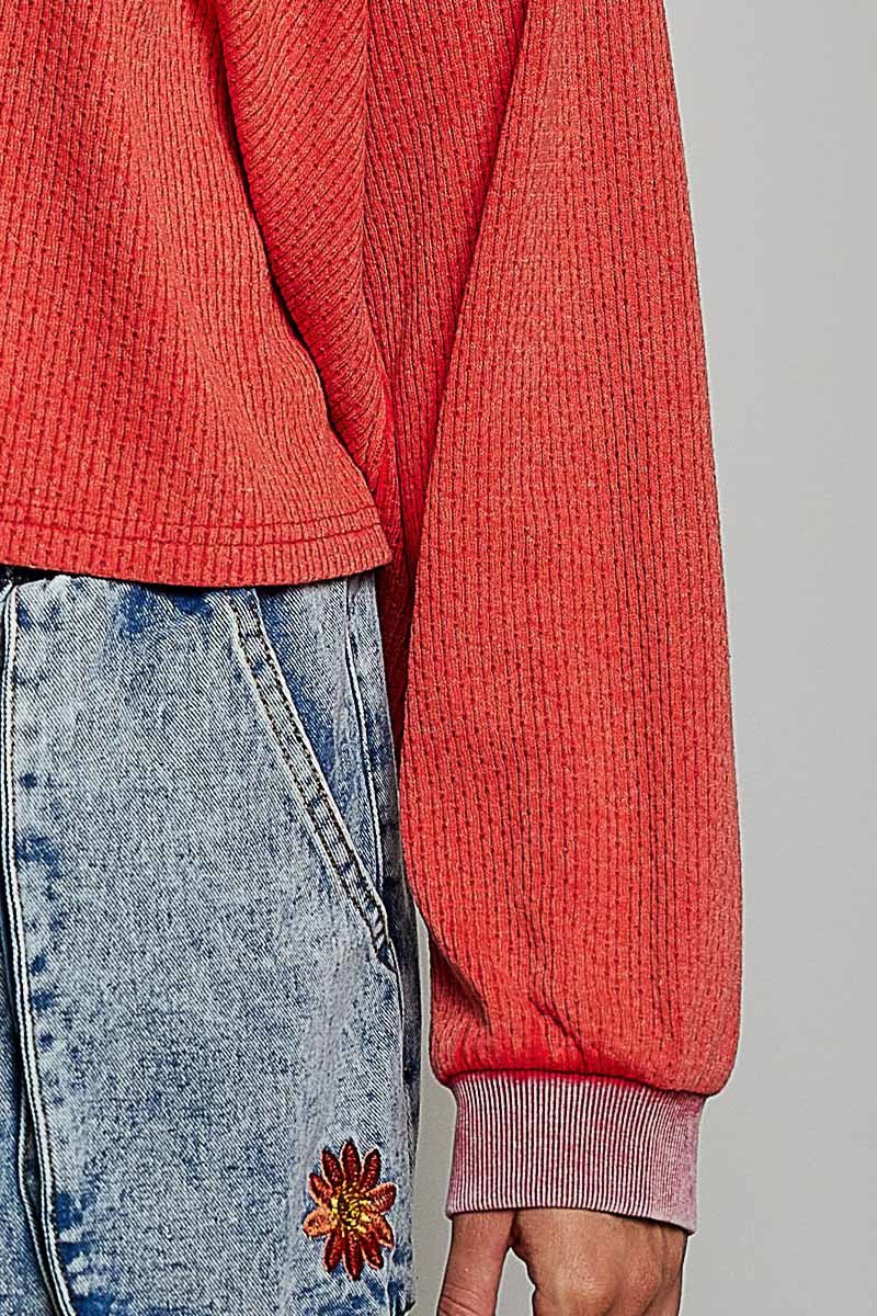 Nothing Serious Cut-And-Sew Vintage Washed Top - Westly